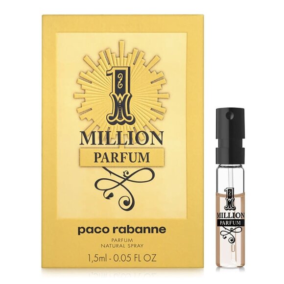 NEW Paco Rabanne Men's 1 Million Parfum 0.05 oz Fragrances - Picture 1 of 4
